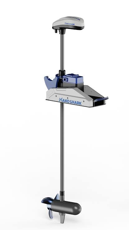 Motore di Prua Mako Shark GPS 55 Lb 12V  Palo in carbonio da 60”